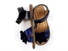 Bisgaard sandal Agnes midnight med blomst